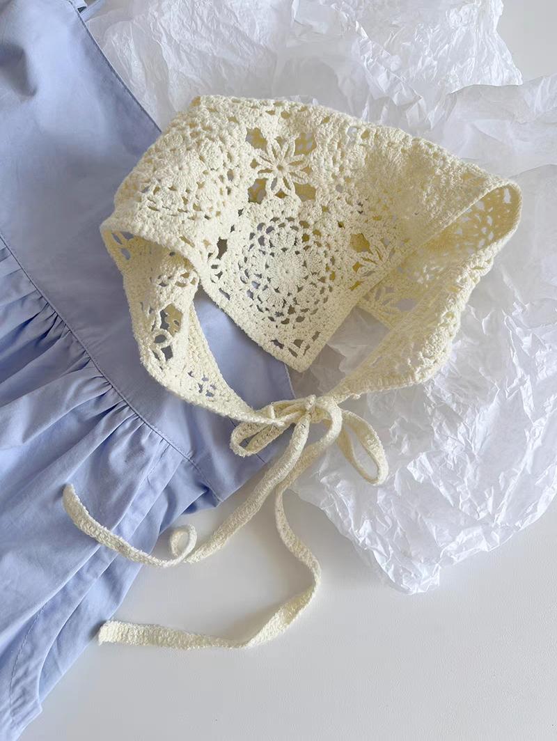 Vintage Handgemachtes Häkel-Strick-Bandana-Dreieckstuch-Stirnband-Haar-Schal - Image 6