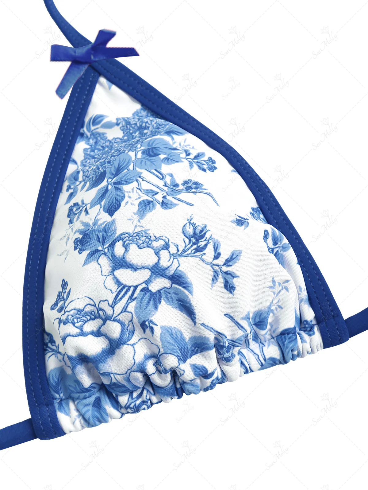 Seamolly – Triangel-Bikiniset mit Neckholder und Blumenmuster im Vintage-Stil mit Schleife und Blumenmuster - Image 12