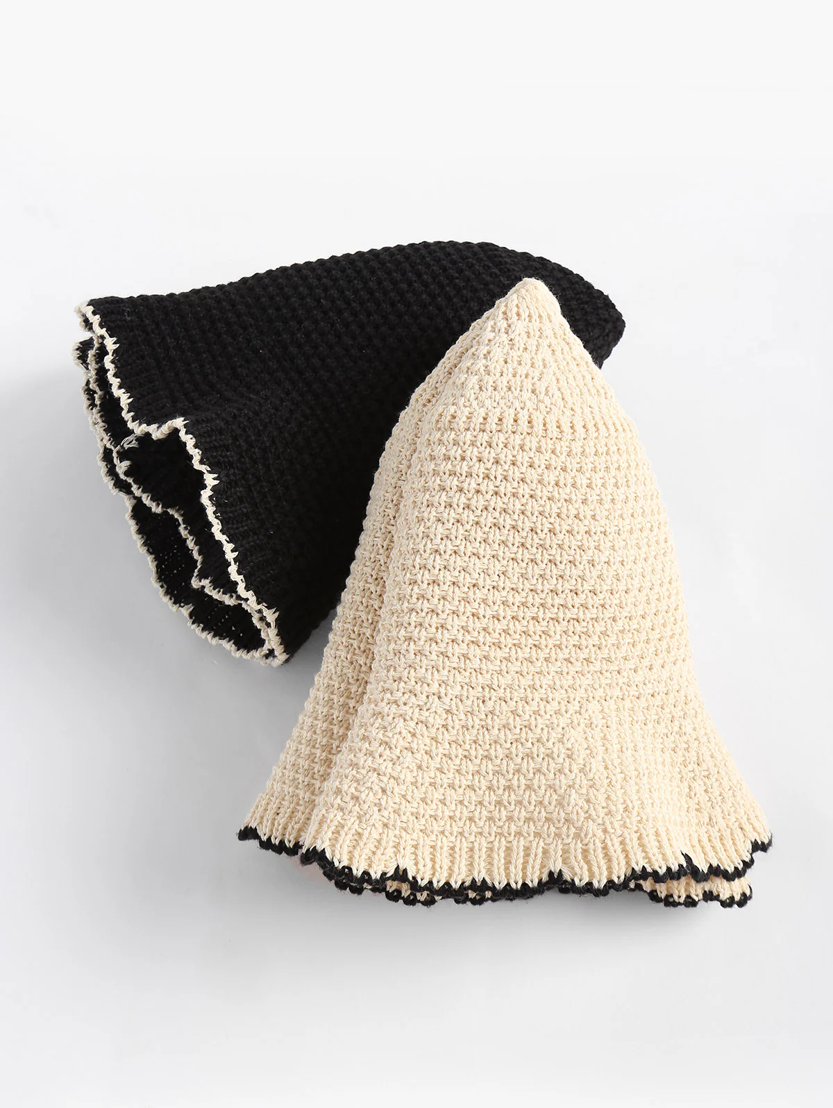 Vintage-Strand-Strohhut mit gewelltem Rand - Image 3