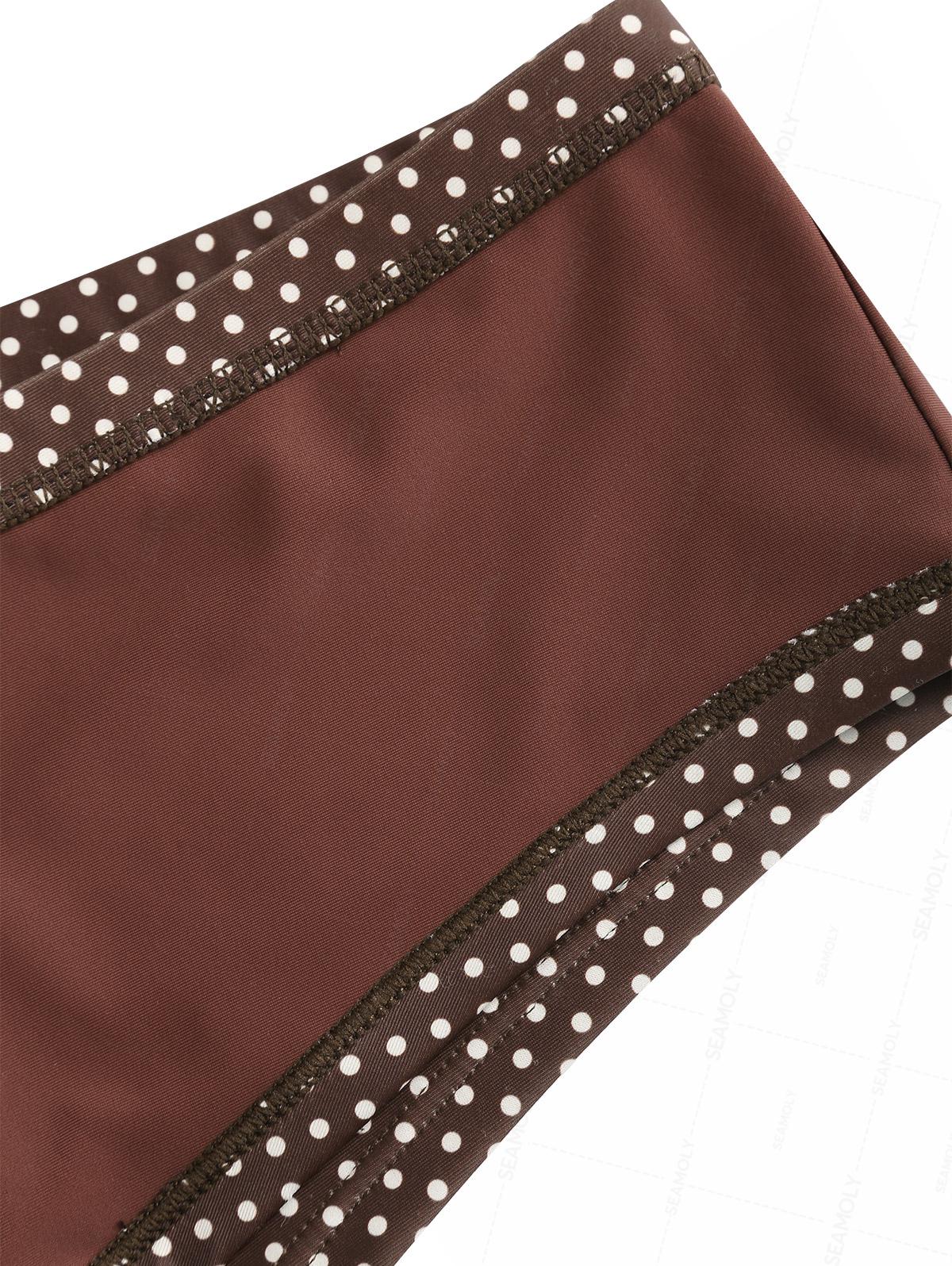 Seamolly Polka Dot Print Bikini Bottom Cheeky Swim Boyshorts - Image 5