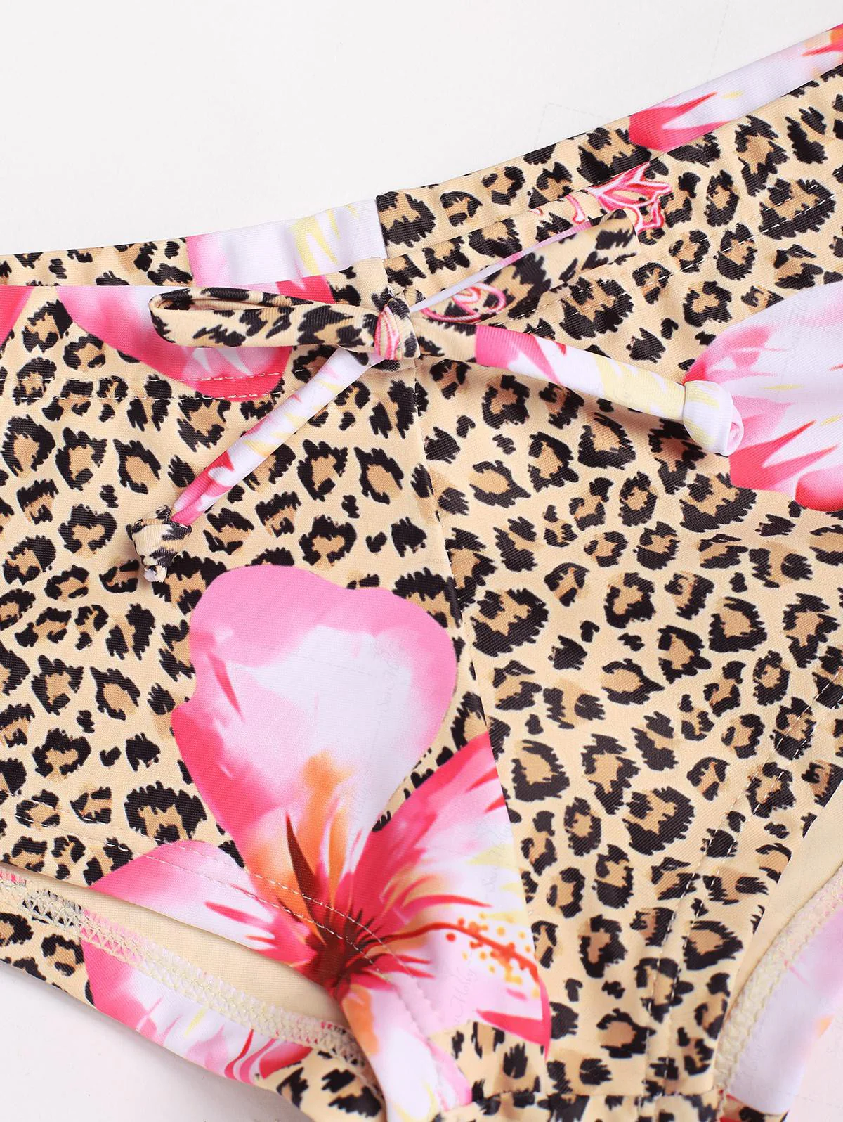 Seamolly Bikinihose mit Leoparden- und Blumenmuster, freche Badeshorts - Image 8