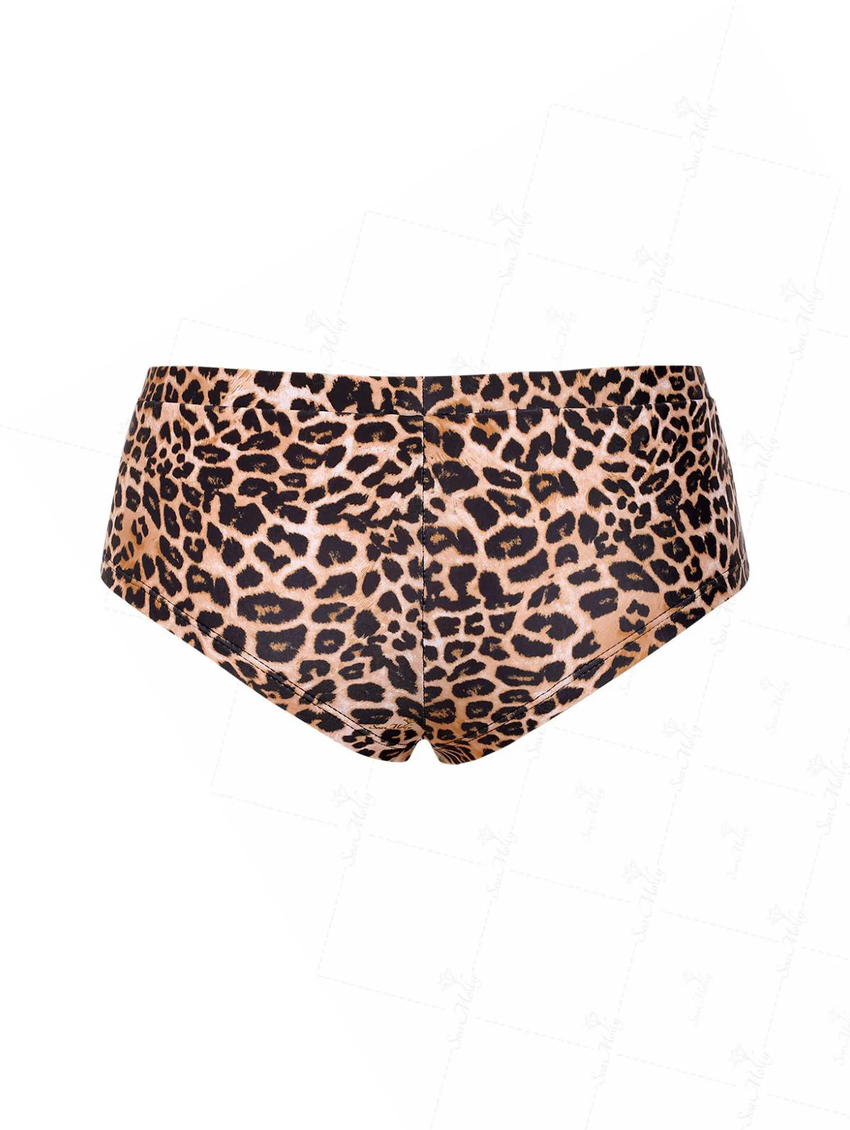 Seamolly Bikinihose mit Leopardenmuster und Schleife, niedrige Passform, freche Badeshorts - Image 10