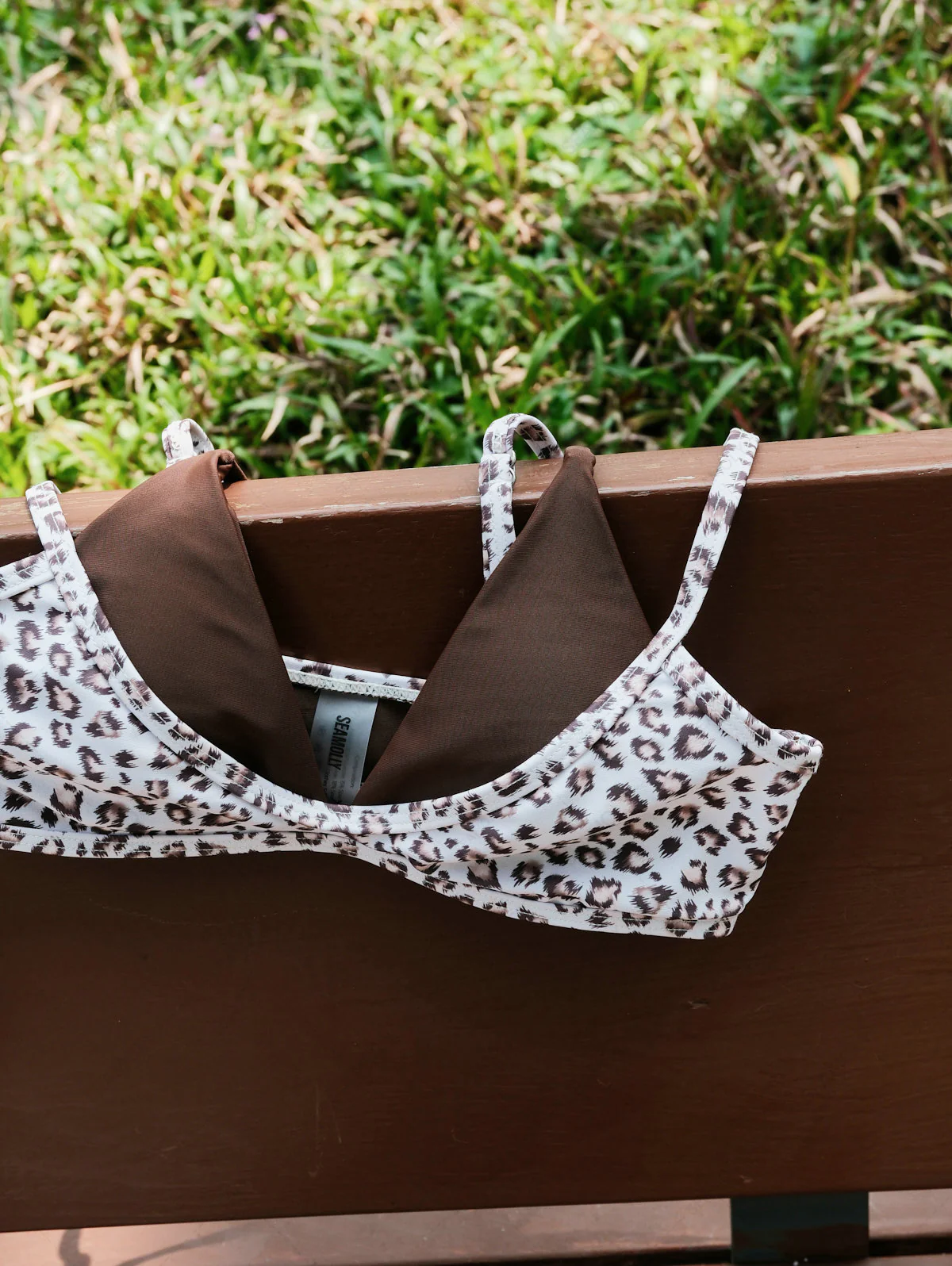 Seamolly 3-teiliges Bikini-Set mit Leopardenmuster, doppellagig, frech geschnitten, kurze Shorts - Image 4