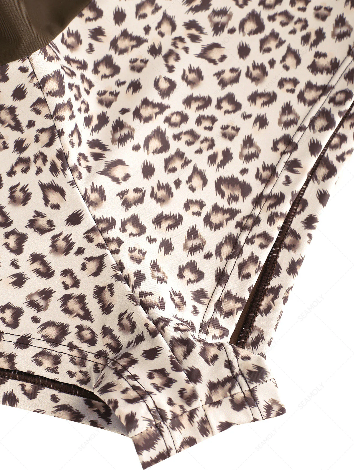 Seamolly 3-teiliges Bikini-Set mit Leopardenmuster, doppellagig, frech geschnitten, kurze Shorts - Image 15
