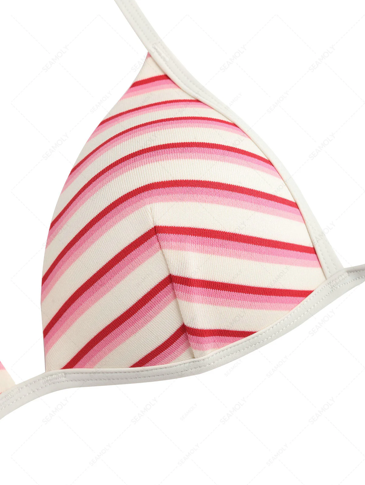 Seamolly Bikini-Set mit Streifen, Dreieck-Push-Up-Oberteil und frechem brasilianischem Höschen - Image 6