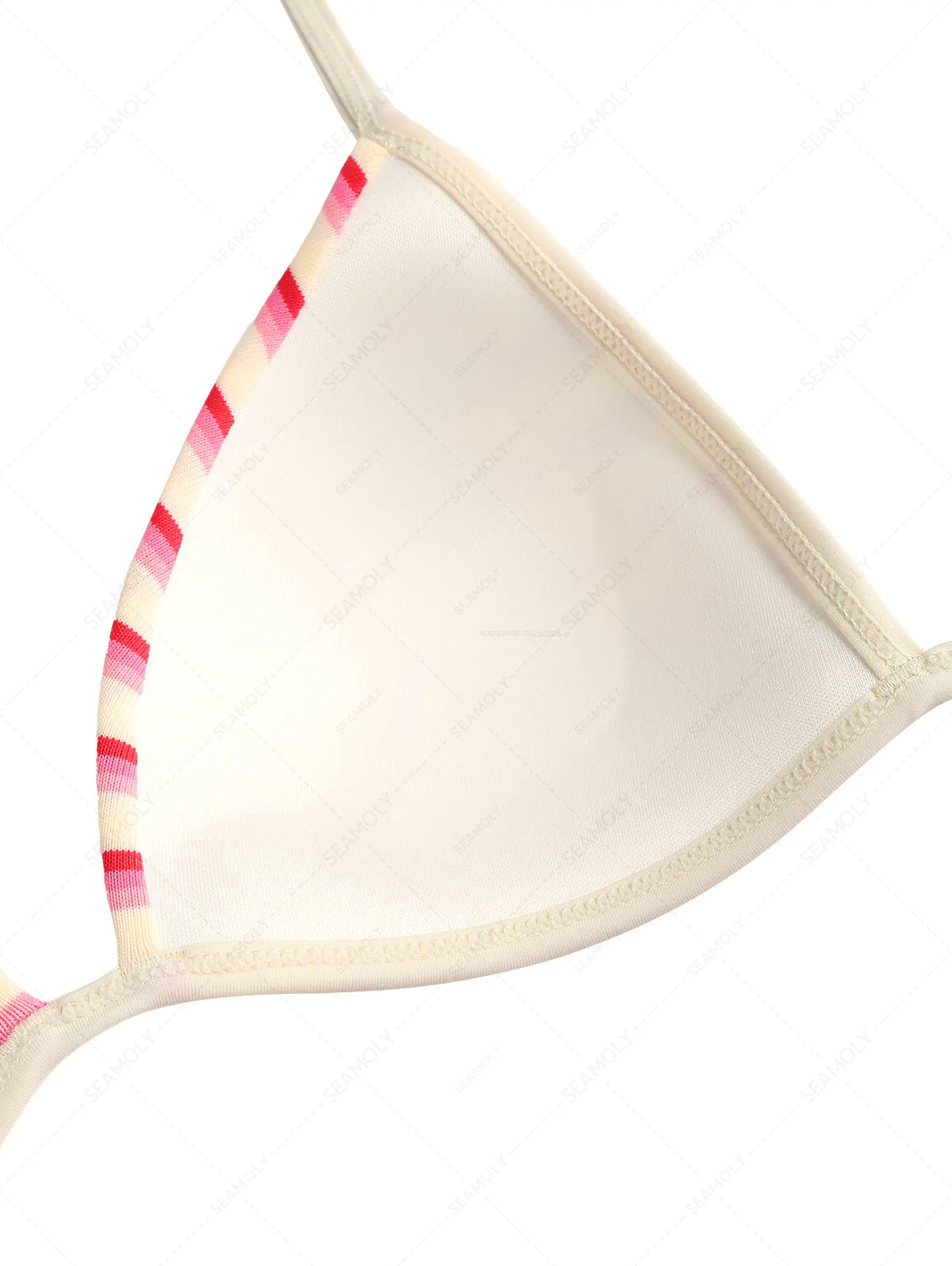 Seamolly Bikini-Set mit Streifen, Dreieck-Push-Up-Oberteil und frechem brasilianischem Höschen - Image 7