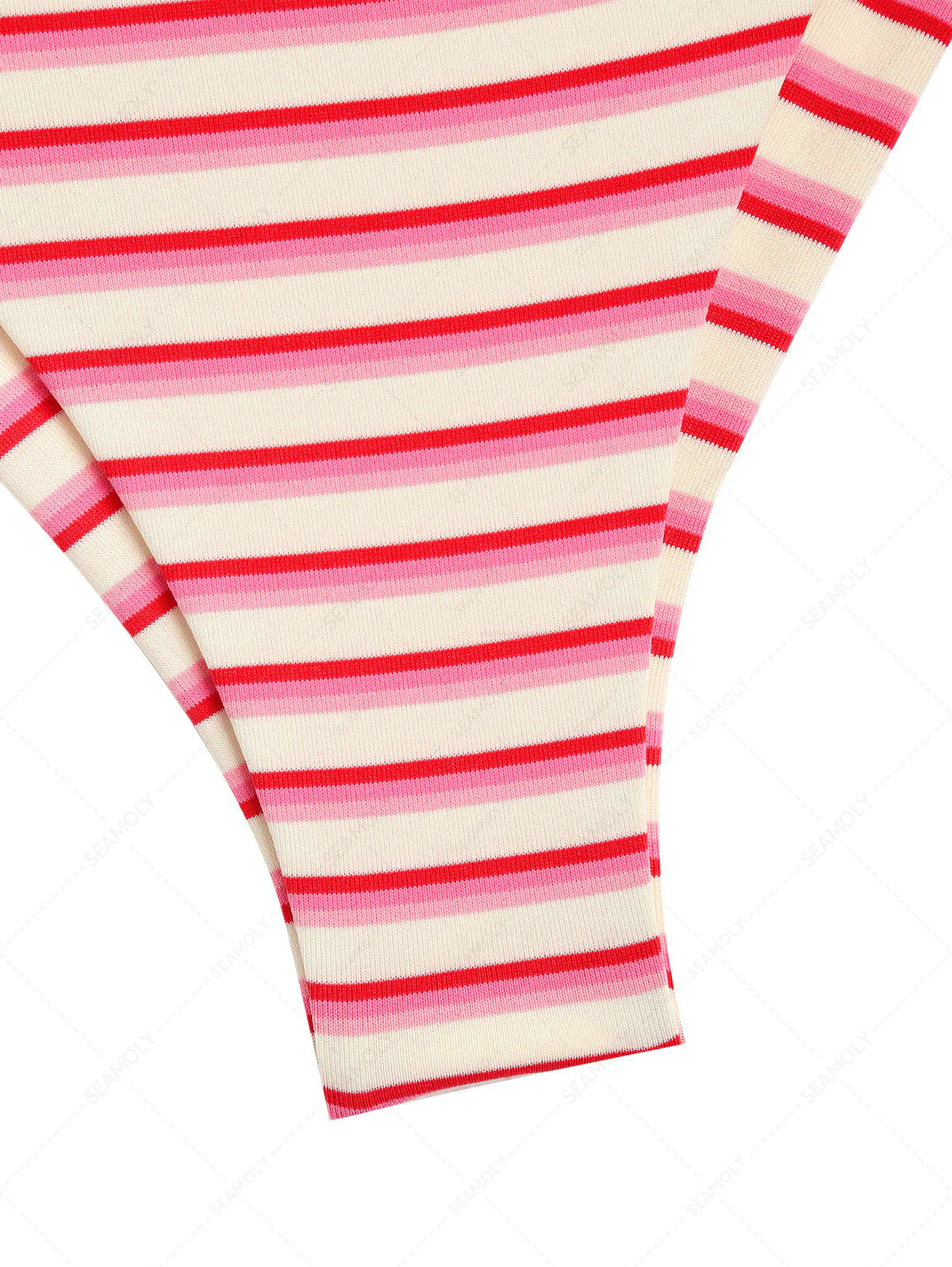 Seamolly Bikini-Set mit Streifen, Dreieck-Push-Up-Oberteil und frechem brasilianischem Höschen - Image 8
