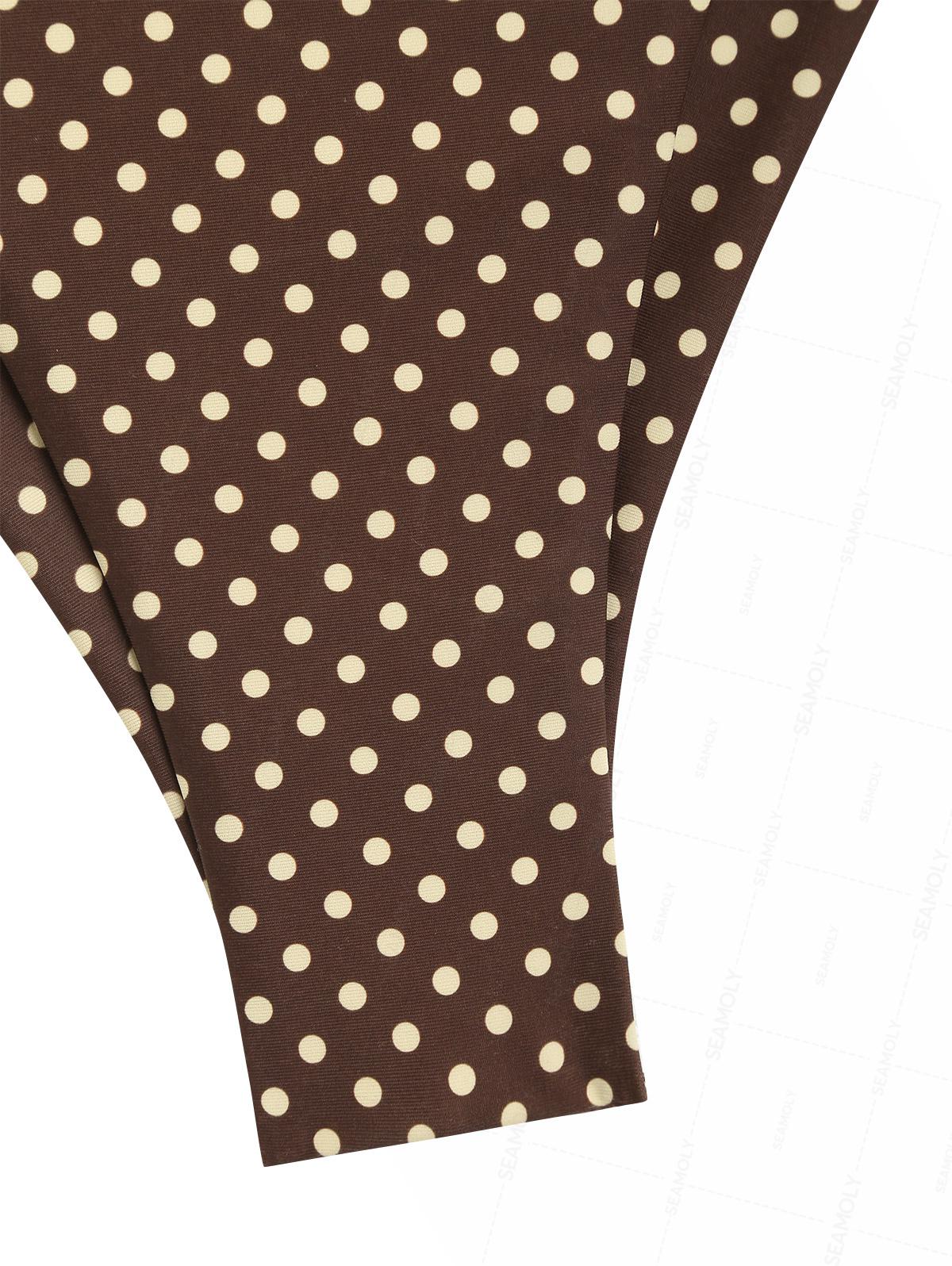 Seamolly 3-teiliges Tankini-Set mit Polka-Dot-Halter-String und frechem Schnitt (Boyshort-Stil) - Image 6