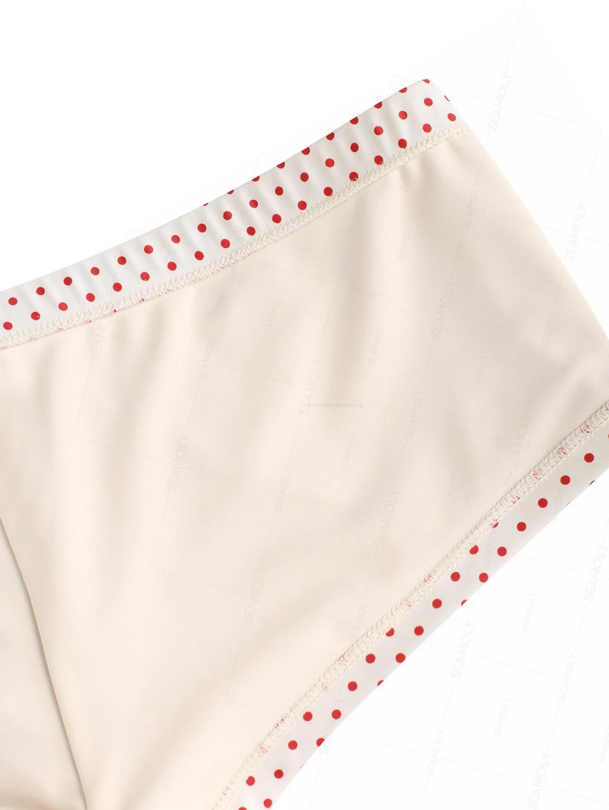 Seamolly 3-teiliges Bikini-Set mit Polka-Dots, Spitze, Schleife und Triangel-Ausschnitt - Image 15