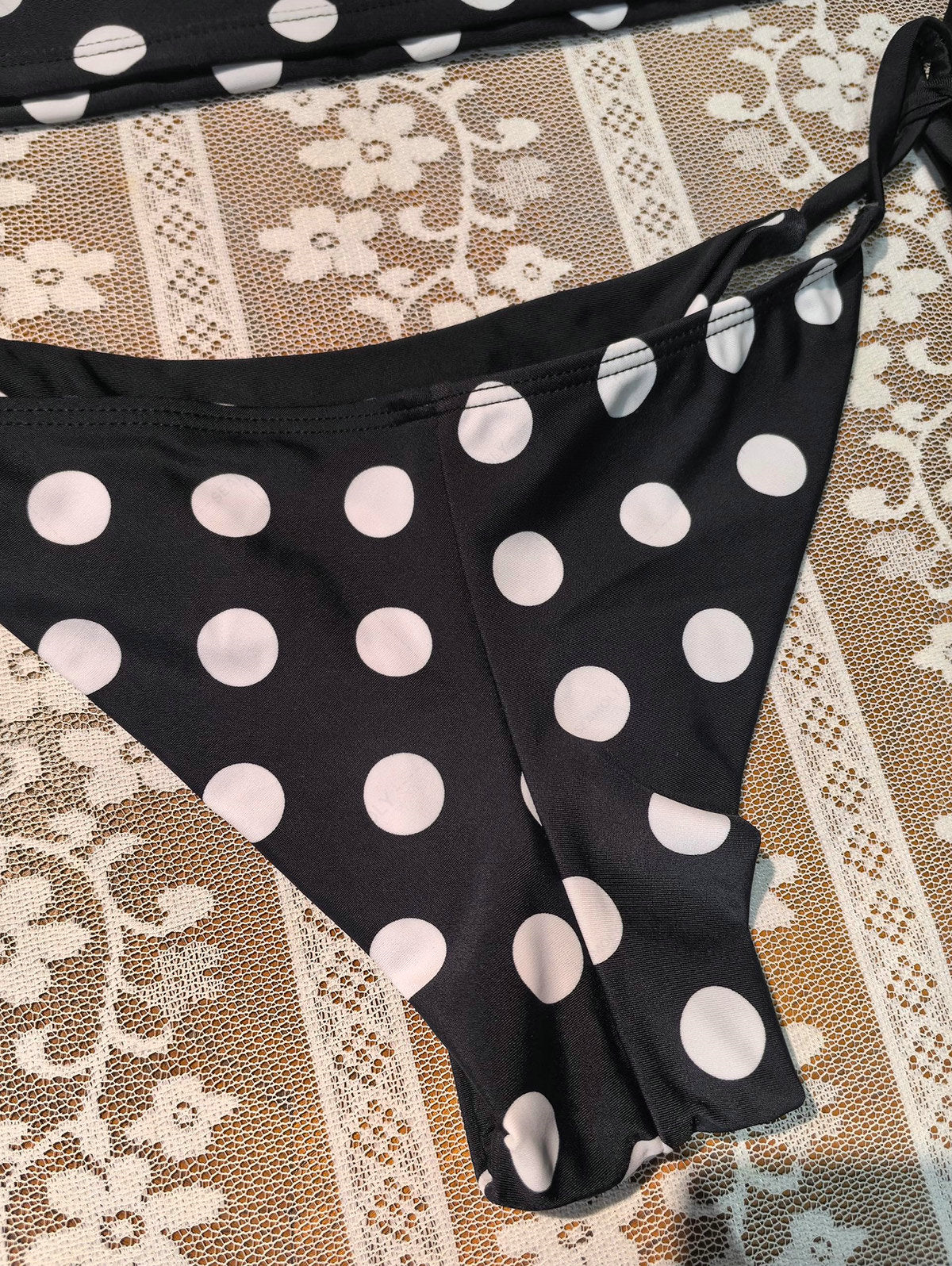 Seamolly 3-teiliges Triangel-Push-Up-Bikini-Set mit Polka-Dot-Print, brasilianischem Cheeky-Bikini-Stil und Boyshorts - Image 9