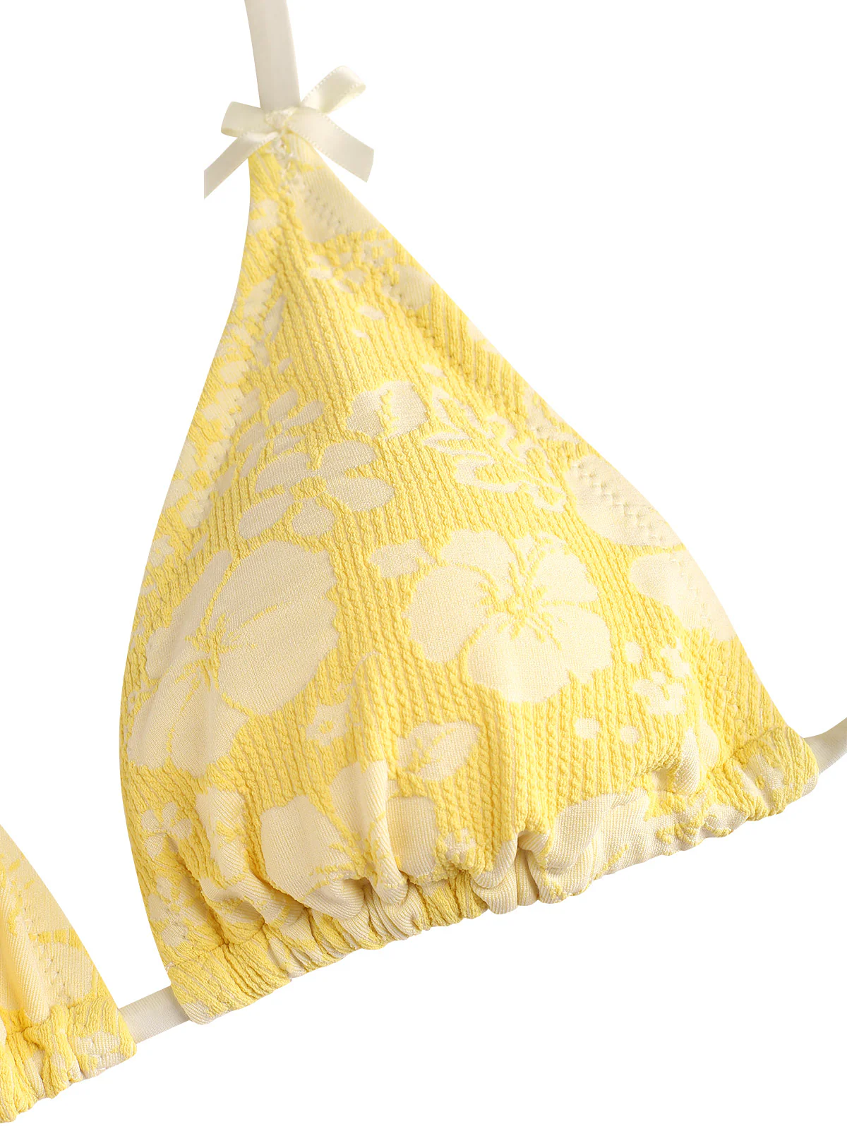 Seamolly Bikini-Set aus recyceltem Jacquard-Stoff mit Schleife und frechem Design - Image 7