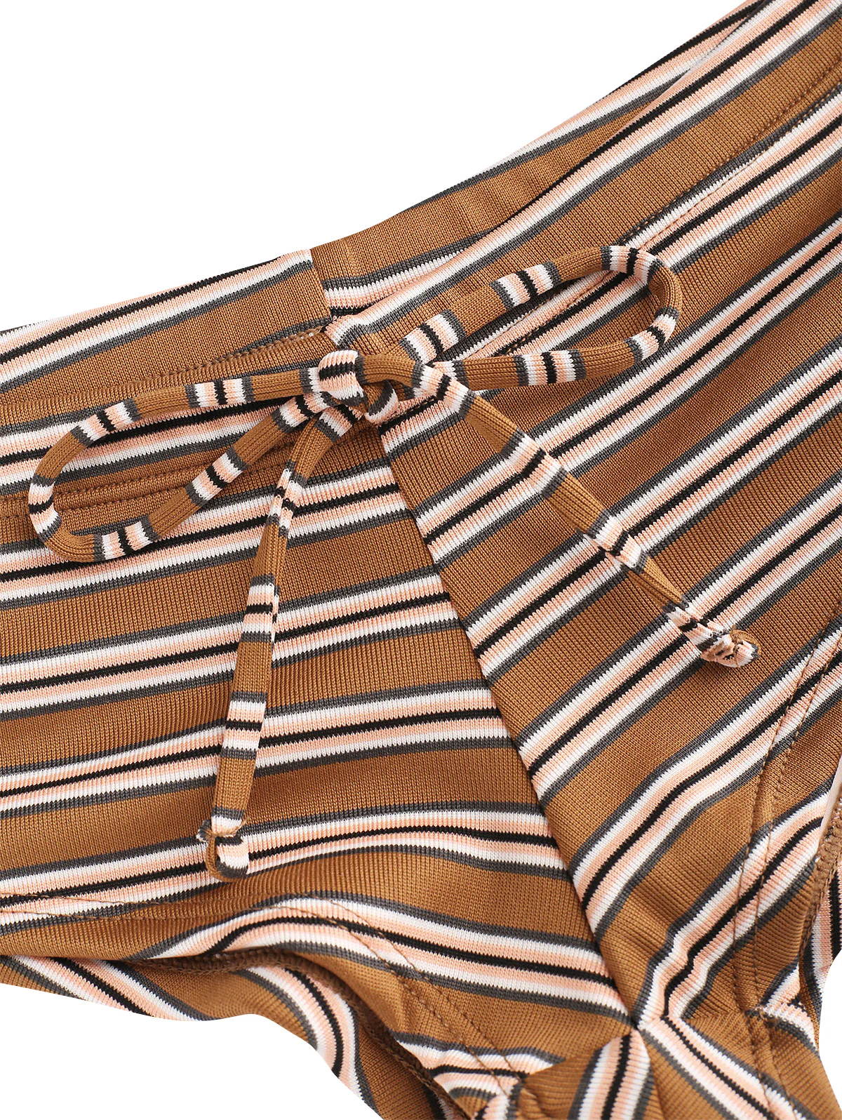 Seamolly Bikinihose mit Streifen, Rippen und Schleife, freche Badeshorts - Image 8