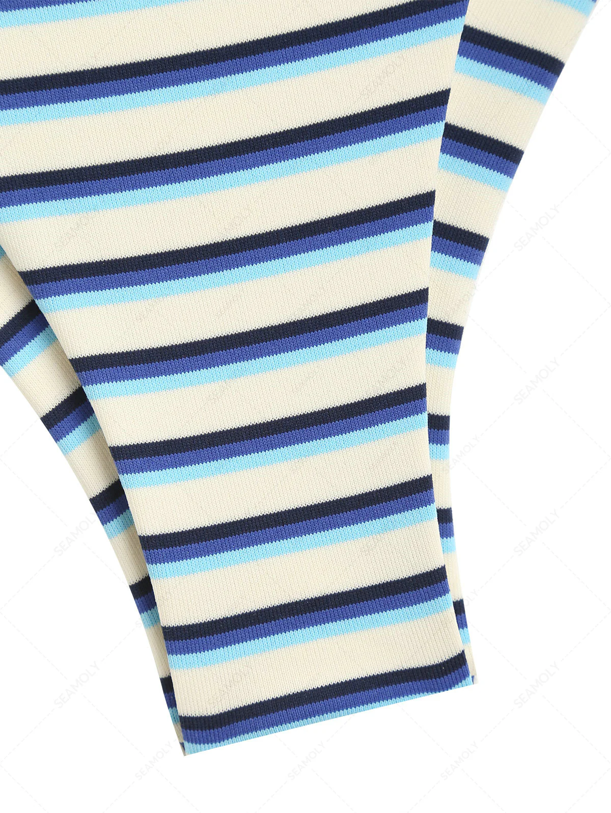 Seamolly Bikini-Set mit Streifen, Dreieck-Push-Up-Oberteil und frechem brasilianischem Höschen - Image 8