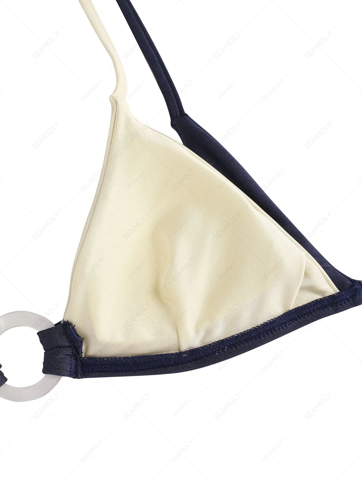 Seamolly 3-teiliges zweifarbiges O-Ring-Doppellagen-Bikini-Set mit frechen Boyshorts - Image 8