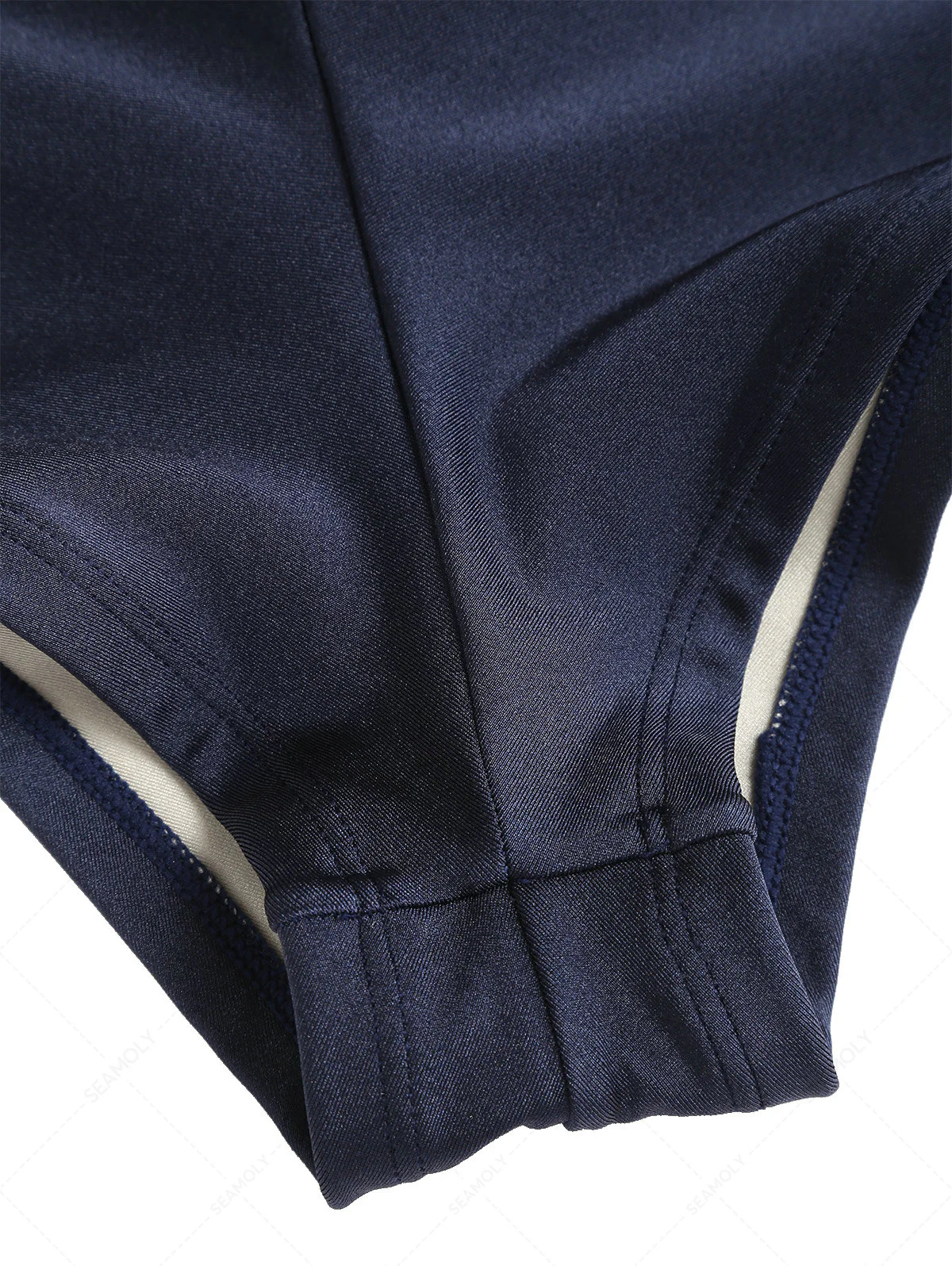 Seamolly 3-teiliges zweifarbiges O-Ring-Doppellagen-Bikini-Set mit frechen Boyshorts - Image 14