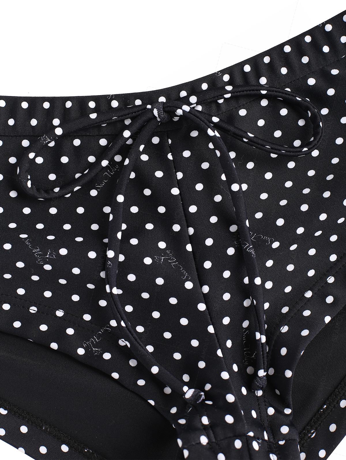Seamolly 3-teiliges freches Boyshort-Bikini-Set mit gepunktetem Picot-Besatz, Schleife, Dreieck - Image 15