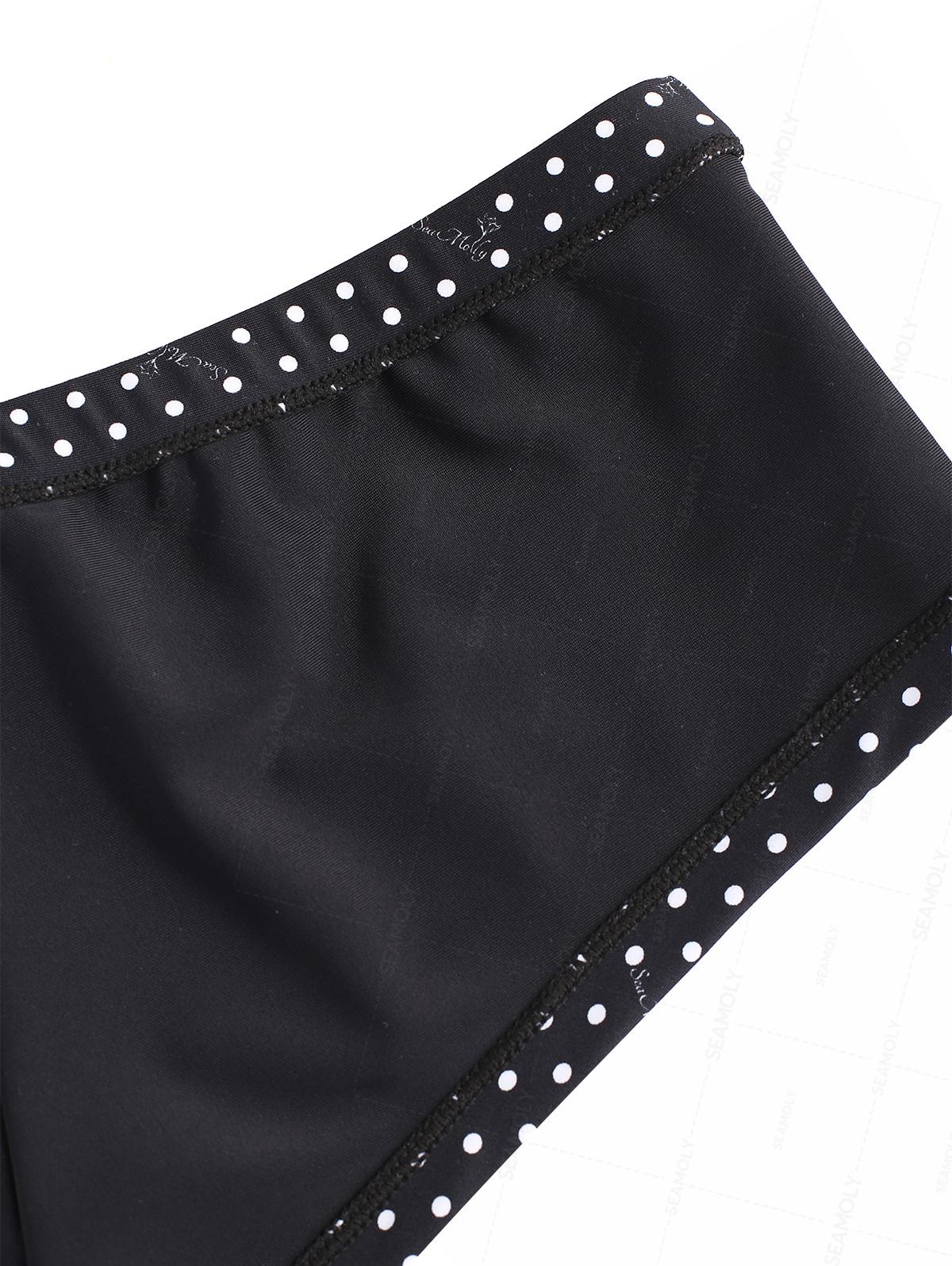Seamolly 3-teiliges freches Boyshort-Bikini-Set mit gepunktetem Picot-Besatz, Schleife, Dreieck - Image 16