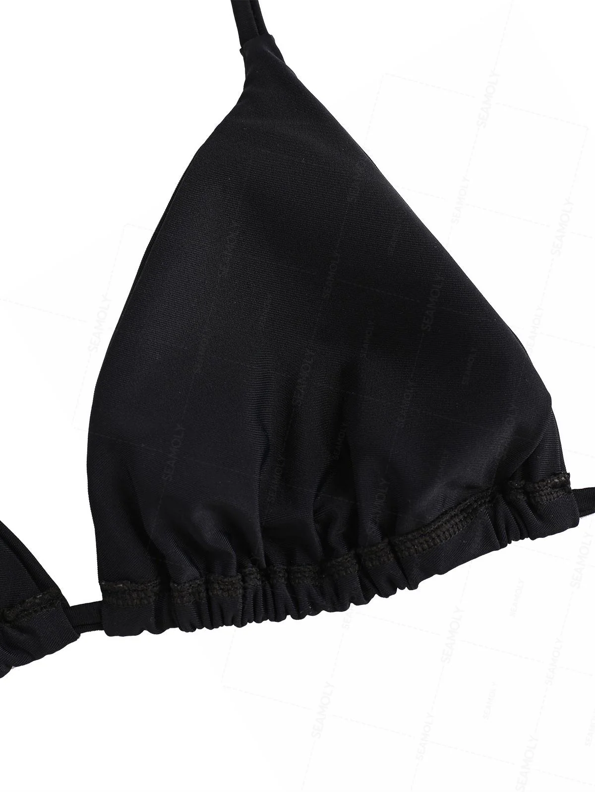 Seamolly Vintage-Bikini-Set mit Stickerei: Neckholder-Triangel-Top und freches brasilianisches Höschen - Image 4