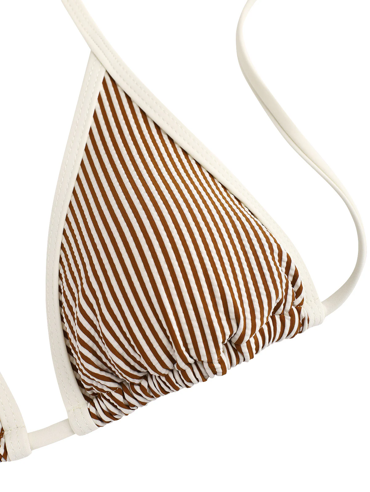 Seamolly Bikini-Set mit Kontrastbündchen, Streifen, Lagen, Schößchen, Neckholder, Triangel-Schnitt und Rock - Image 3