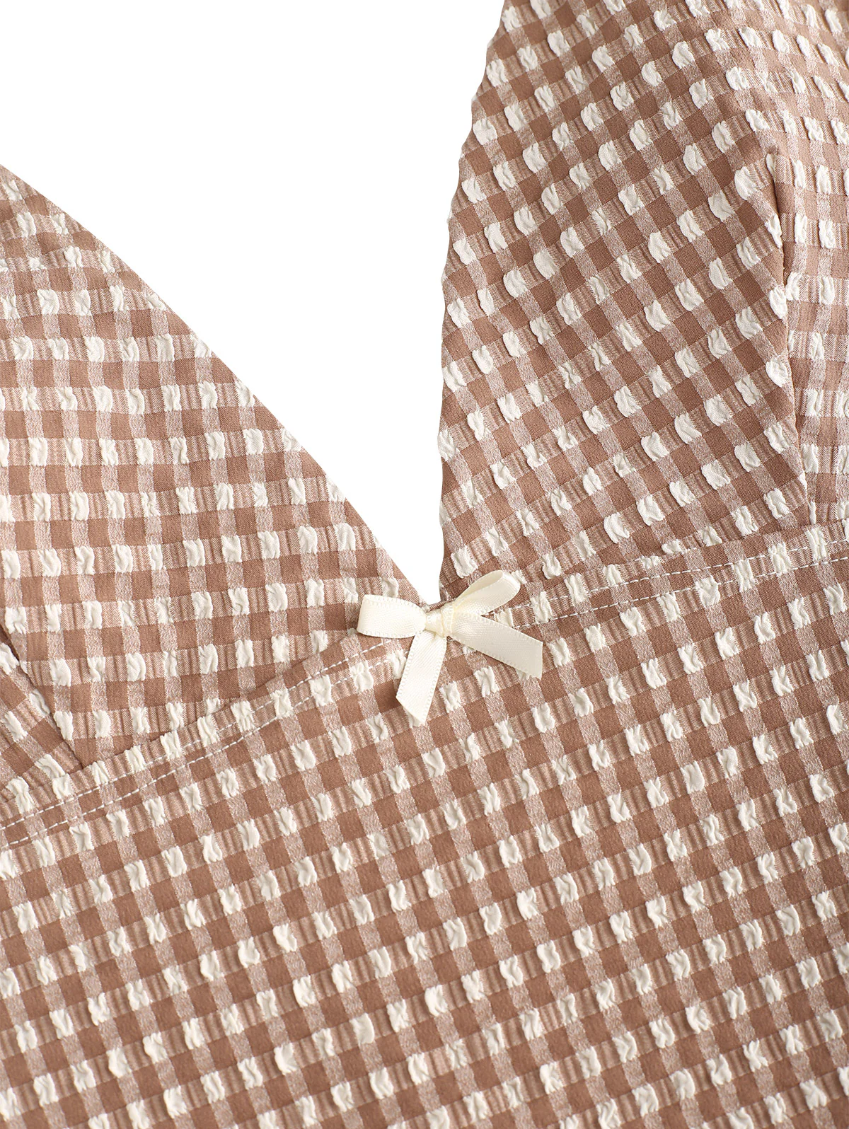 Seamolly 1950er Pin-Up Retro Vintage Gingham Neckholder Tank Top & Raffed Boyshorts Tankini Set - Image 10