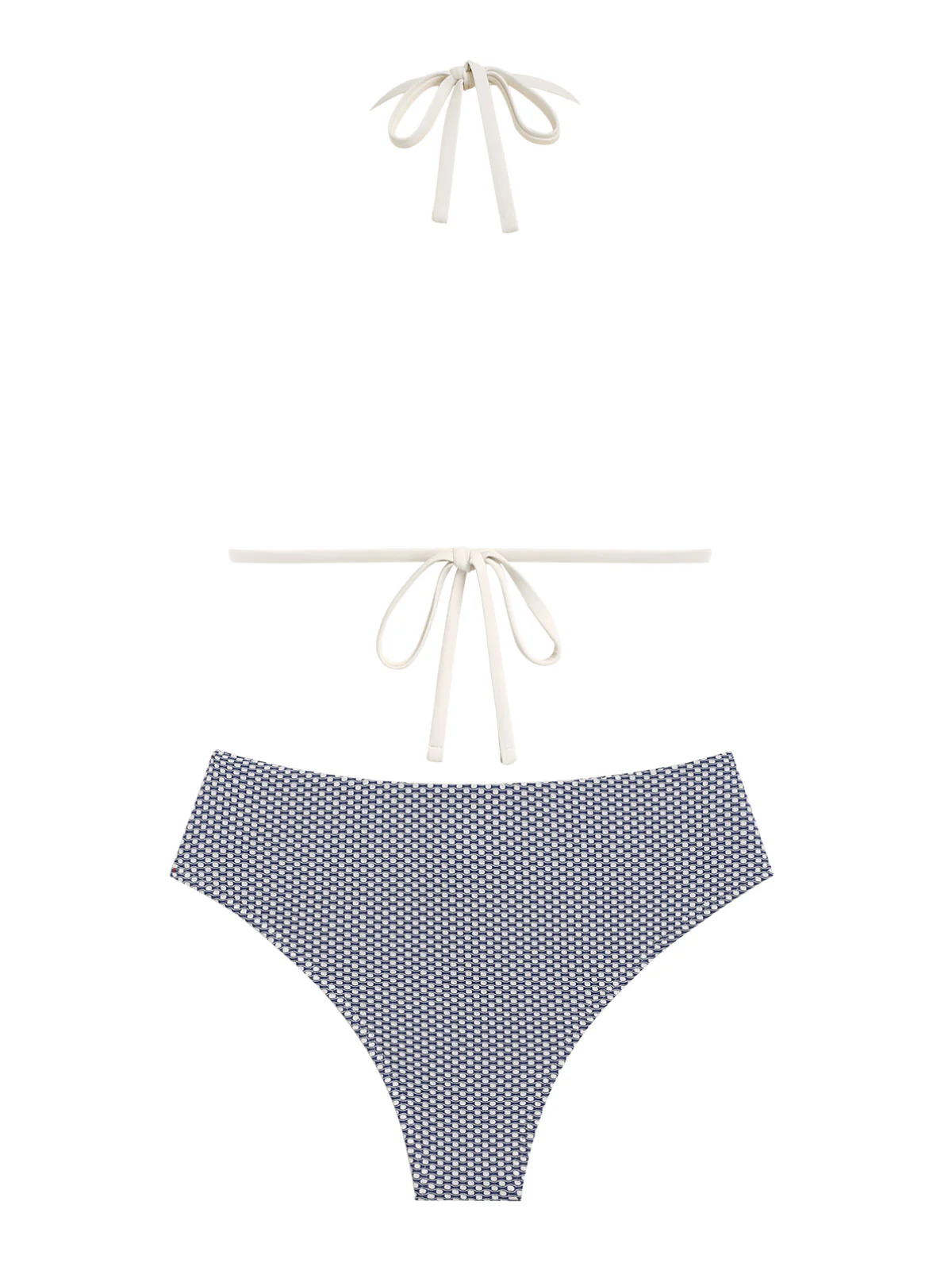 Seamolly Bikini-Set mit kontrastfarbenen Polka-Dots und Schnürung - Image 7