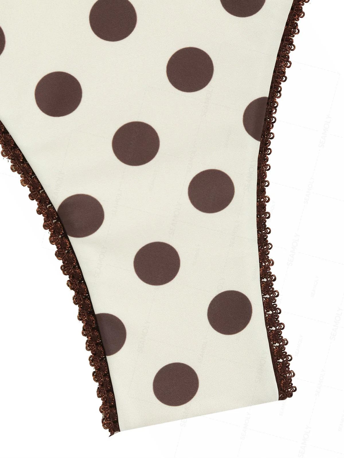 Seamolly Bügel-Bikini-Set mit Polka Dot-Print, Spitze und Schleife - Image 5