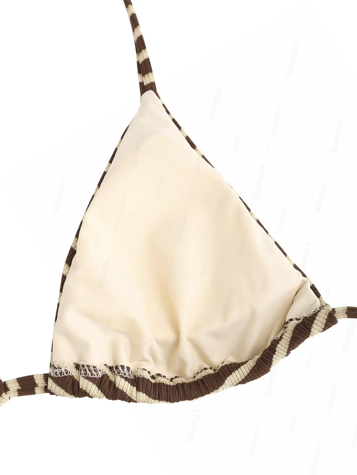 Seamolly Bikini-Set mit Streifenmuster, Triangel-Top und doppellagigen, frechen Boyshorts - Image 7