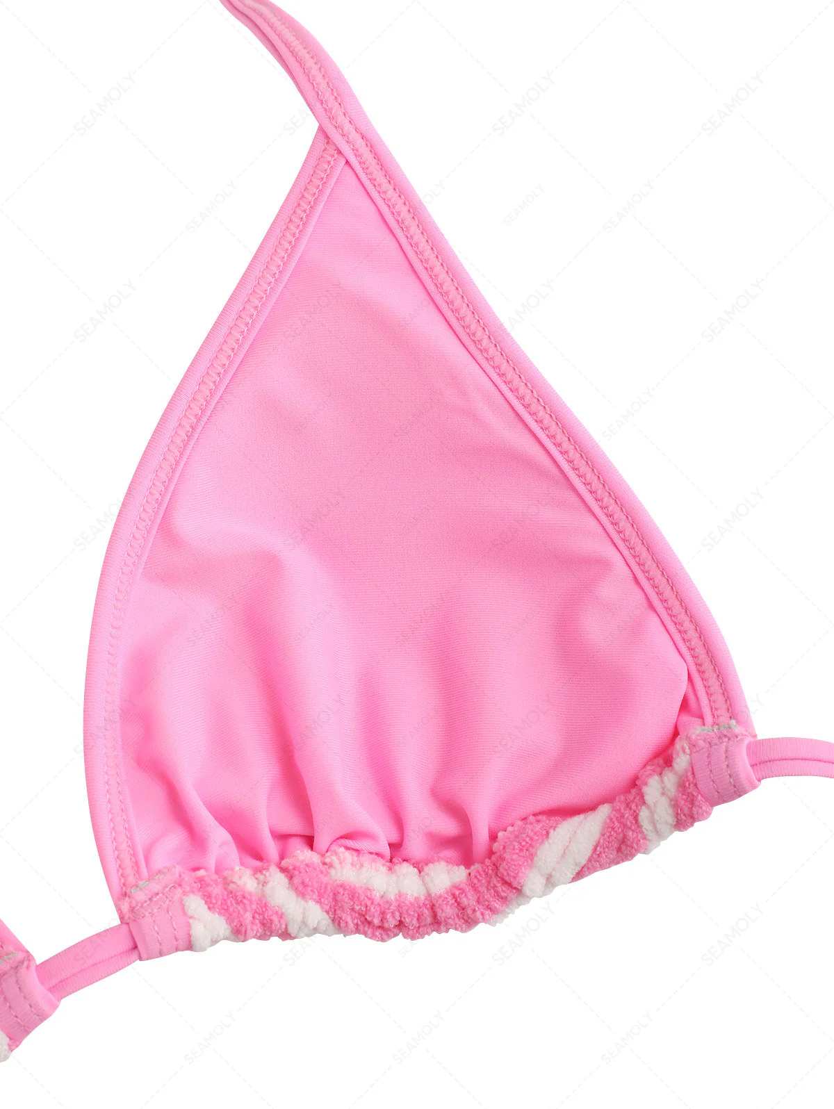 Seamolly Frottee-Bikini-Set mit Streifen und kontrastierender Einfassung, frechen Boyshorts - Image 7