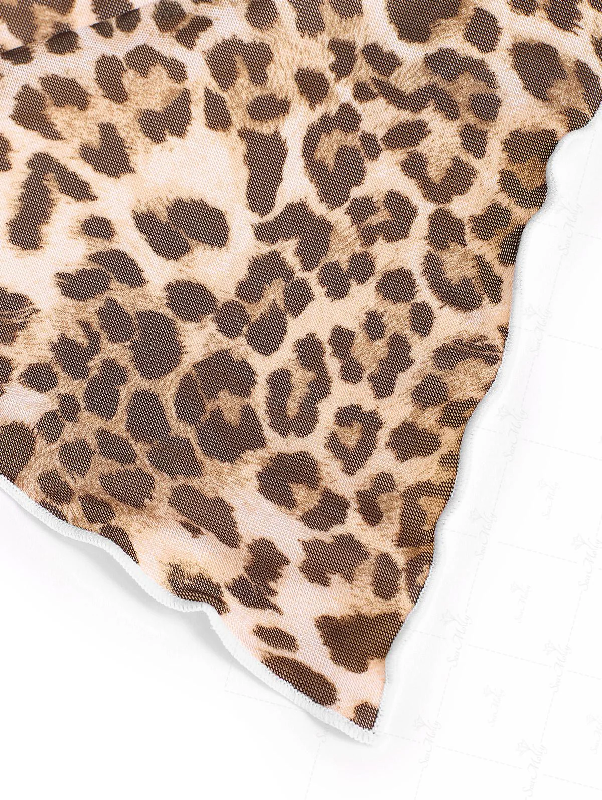 Seamolly Tankini-Set mit Leopardenmuster, gerafftem Saum und seitlicher Schnürung - Image 8