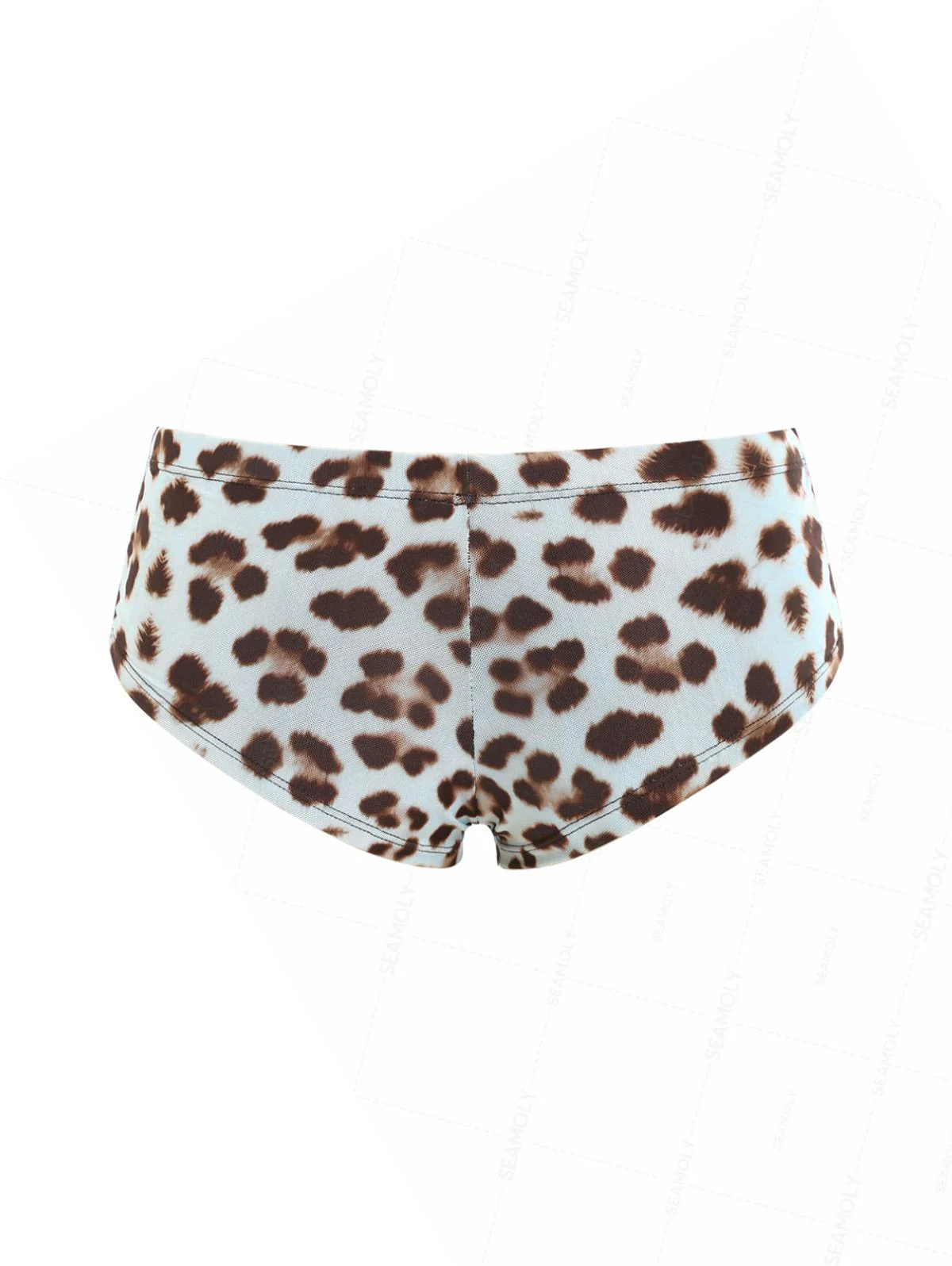 Seamolly Bikinihose mit Leopardenmuster und Schleife, freche Badeshorts - Image 2