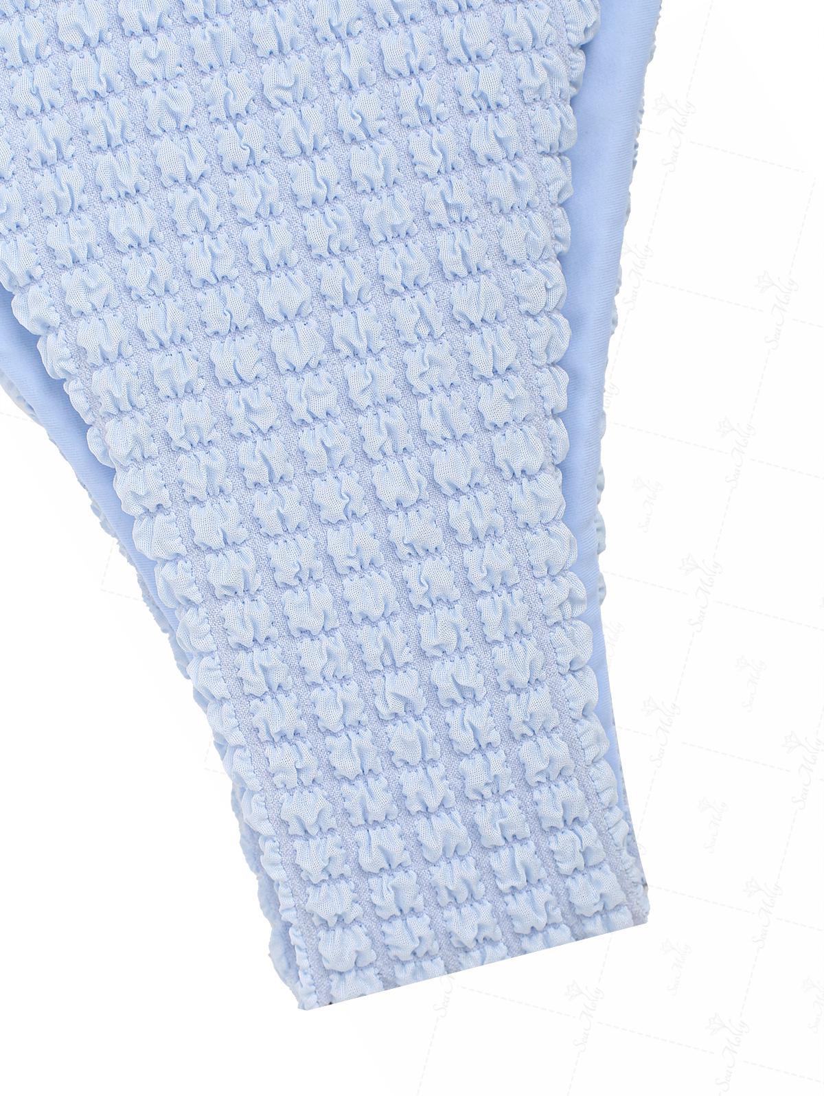 Seamolly – Strukturiertes Neckholder-Triangel-Bikiniset mit Kunstperlendekor und seitlicher Schnürung - Image 6
