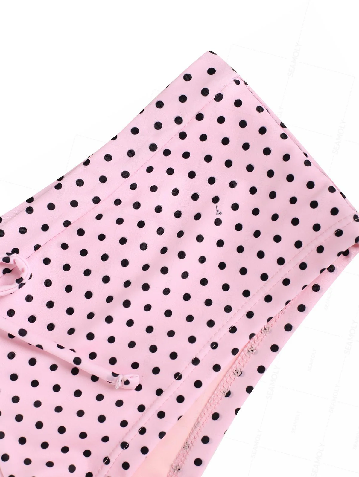Seamolly 3-teiliges Bikini-Set mit Polka-Dots, Spitze, Schleife, Bügeln und frechem Schnitt - Image 13