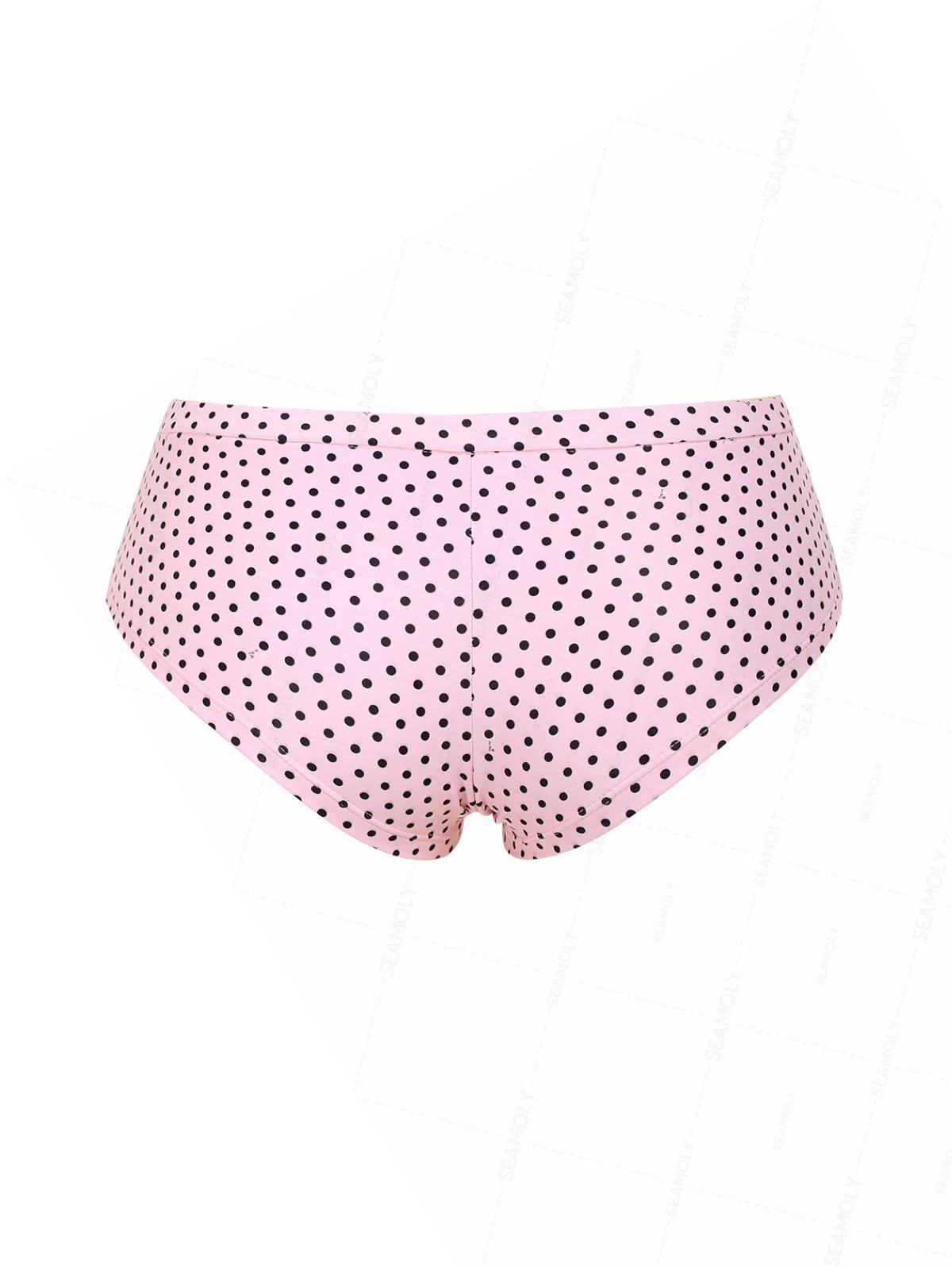 Seamolly 3-teiliges Bikini-Set mit Polka-Dots, Spitze, Schleife, Bügeln und frechem Schnitt - Image 8