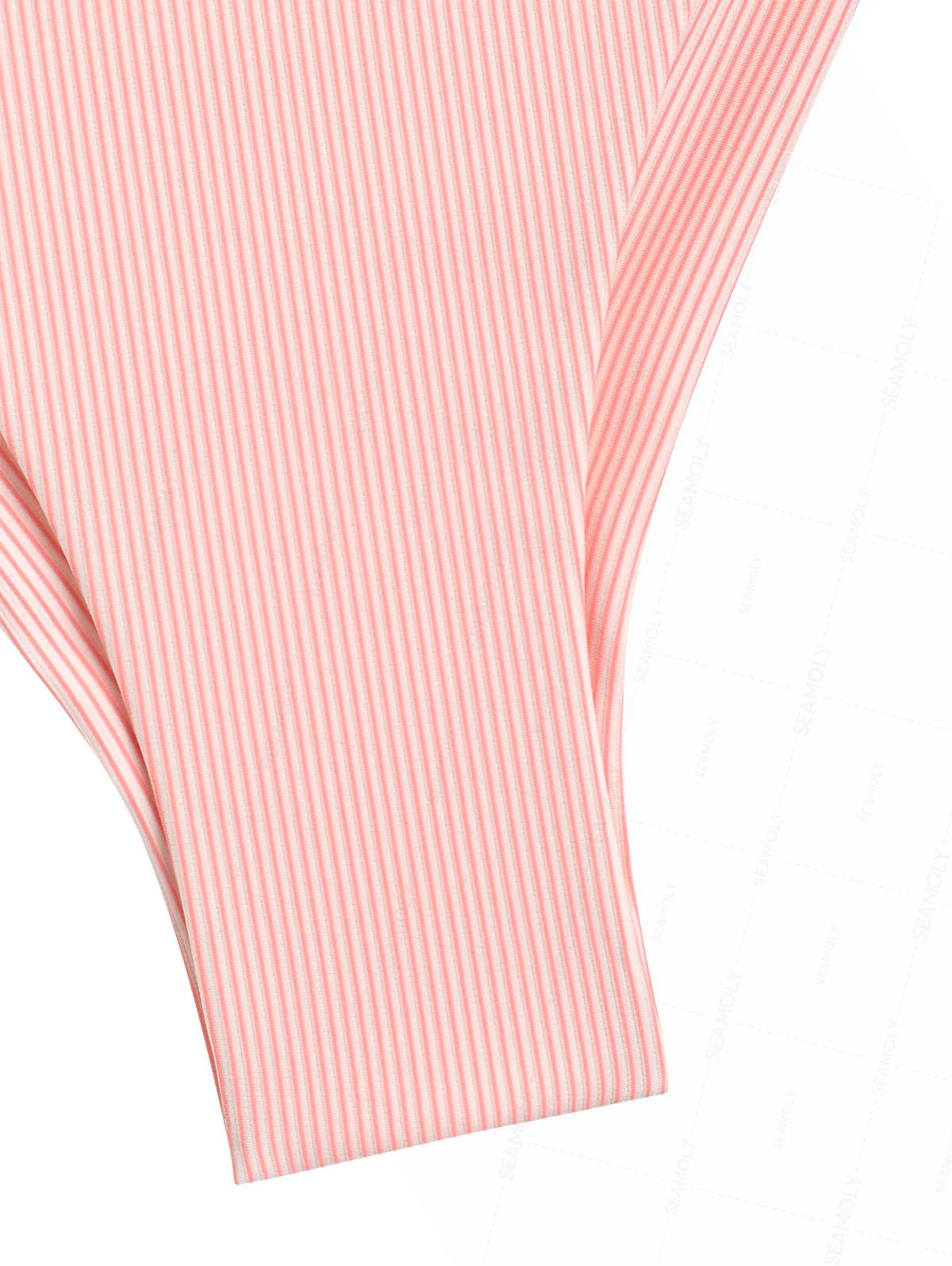 Seamolly Retro Chic Gestreiftes Neckholder-Tanktop & Cheeky Brazilian Tankini-Set - Image 5