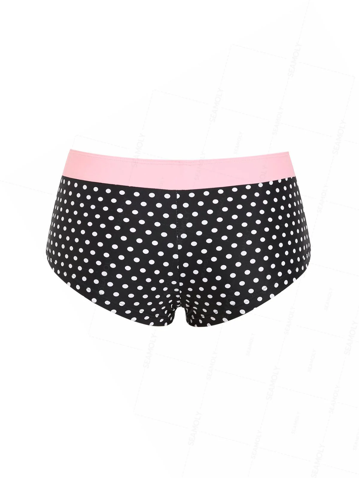 Seamolly Bikinihose mit Polka-Dot-Print und Schleife, freche Badeshorts - Image 2