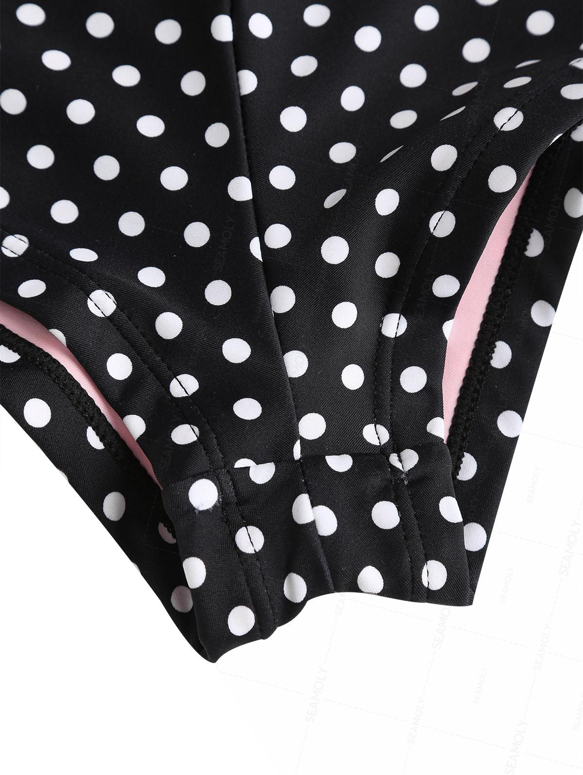 Seamolly Bikinihose mit Polka-Dot-Print und Schleife, freche Badeshorts - Image 4