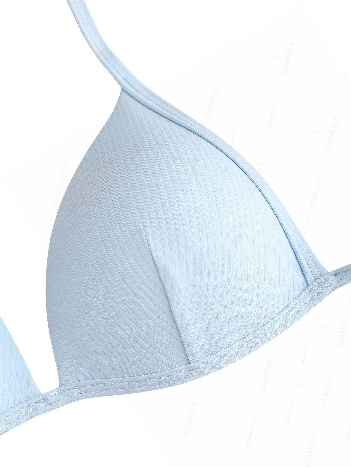 Seamolly Y2K Triangel-Push-Up-Top & Foldover Cheeky Boyshorts Bikini-Set - Image 4