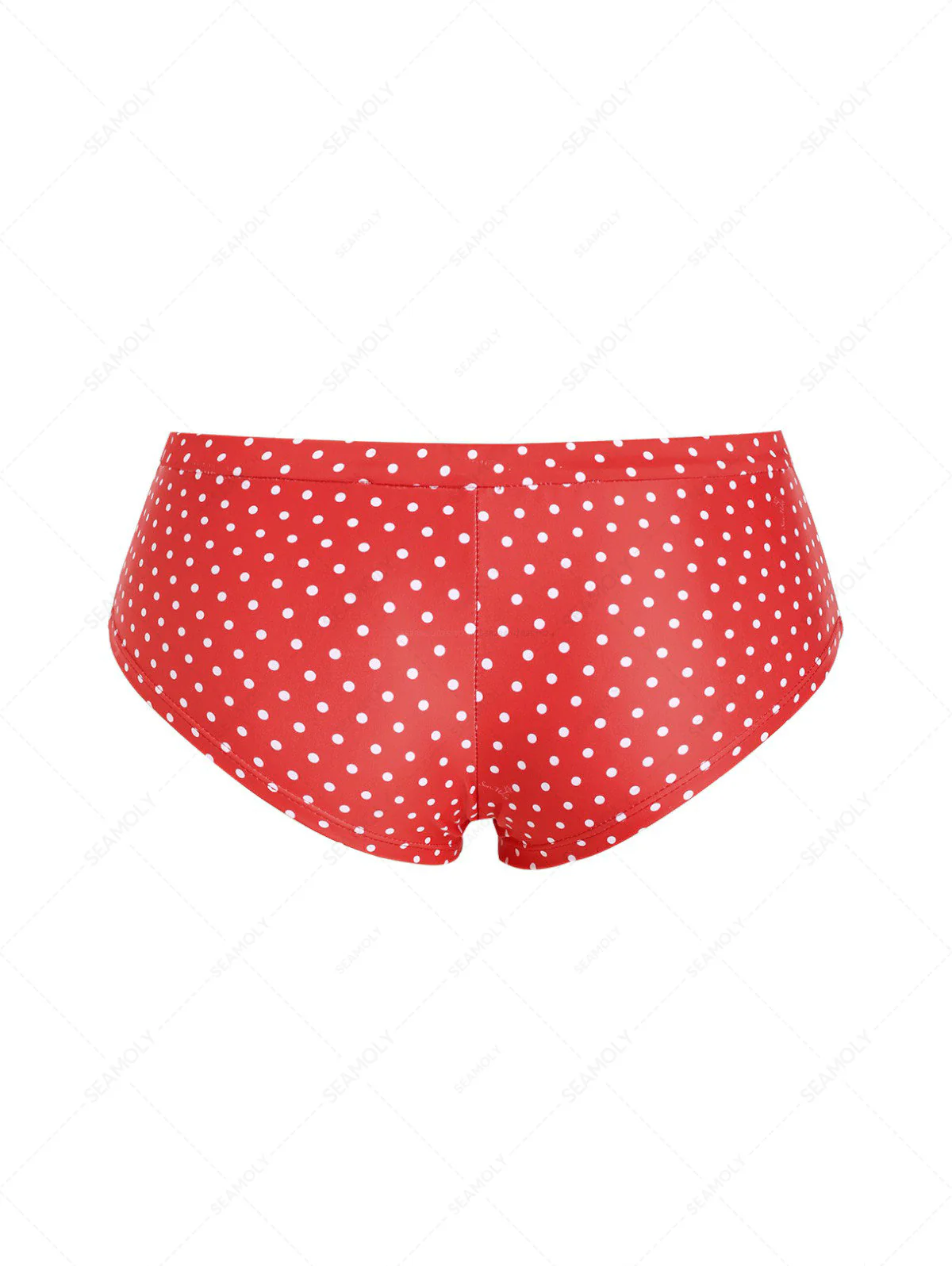 Seamolly Bikinihose mit Polka-Dot-Print und Schleife, freche Badeshorts - Image 2
