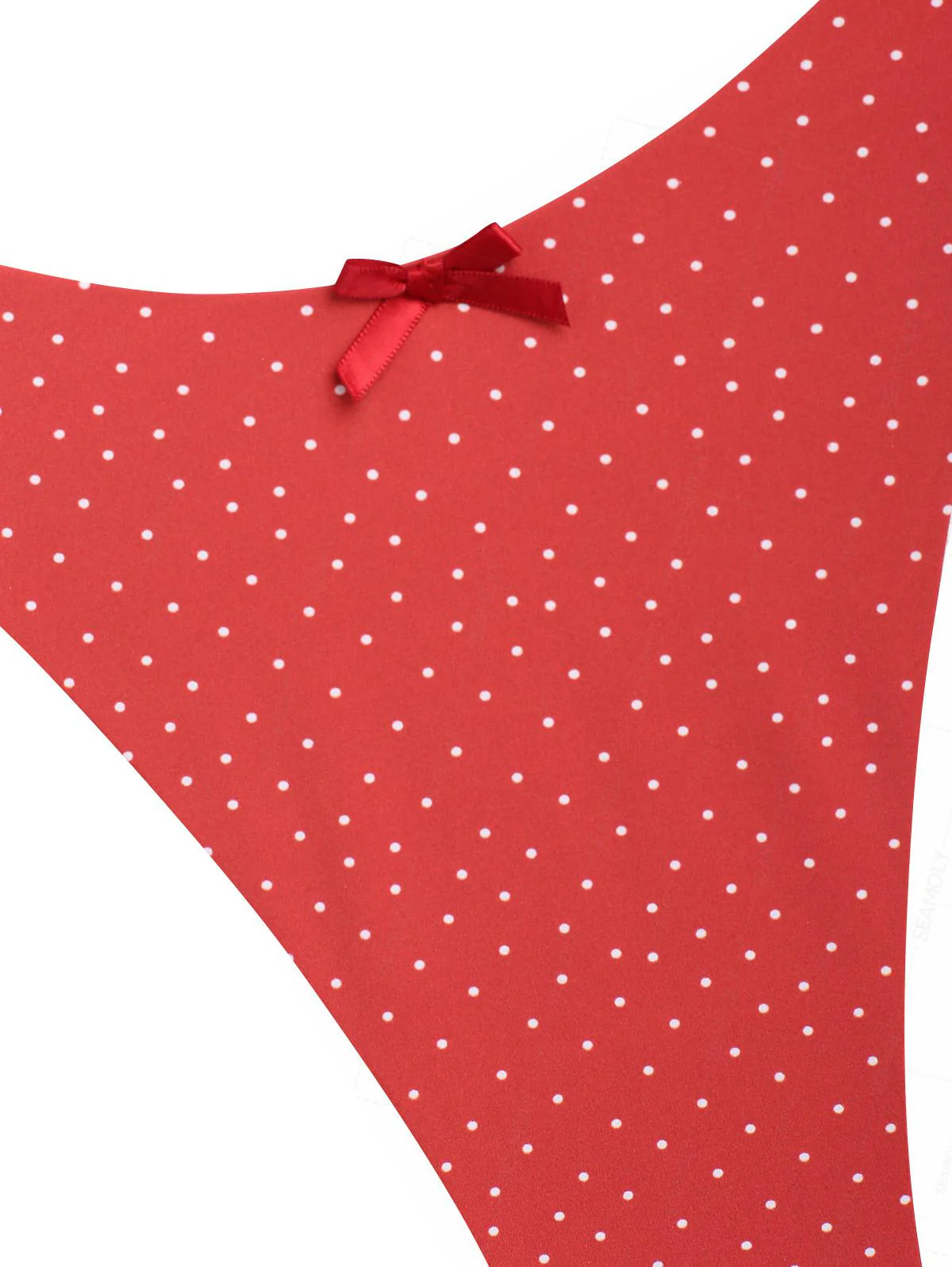 Seamolly Polka Dot Print Neckholder-Tankini-Set mit Schleife und Dekor - Image 8