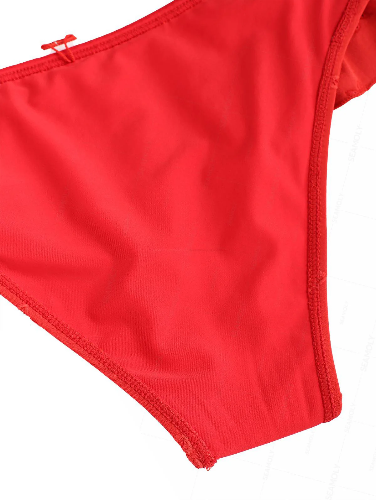 Seamolly – Tief sitzende Bikinihose aus recyceltem Stoff mit Blumenmuster und Jacquard-Schößchen - Image 10