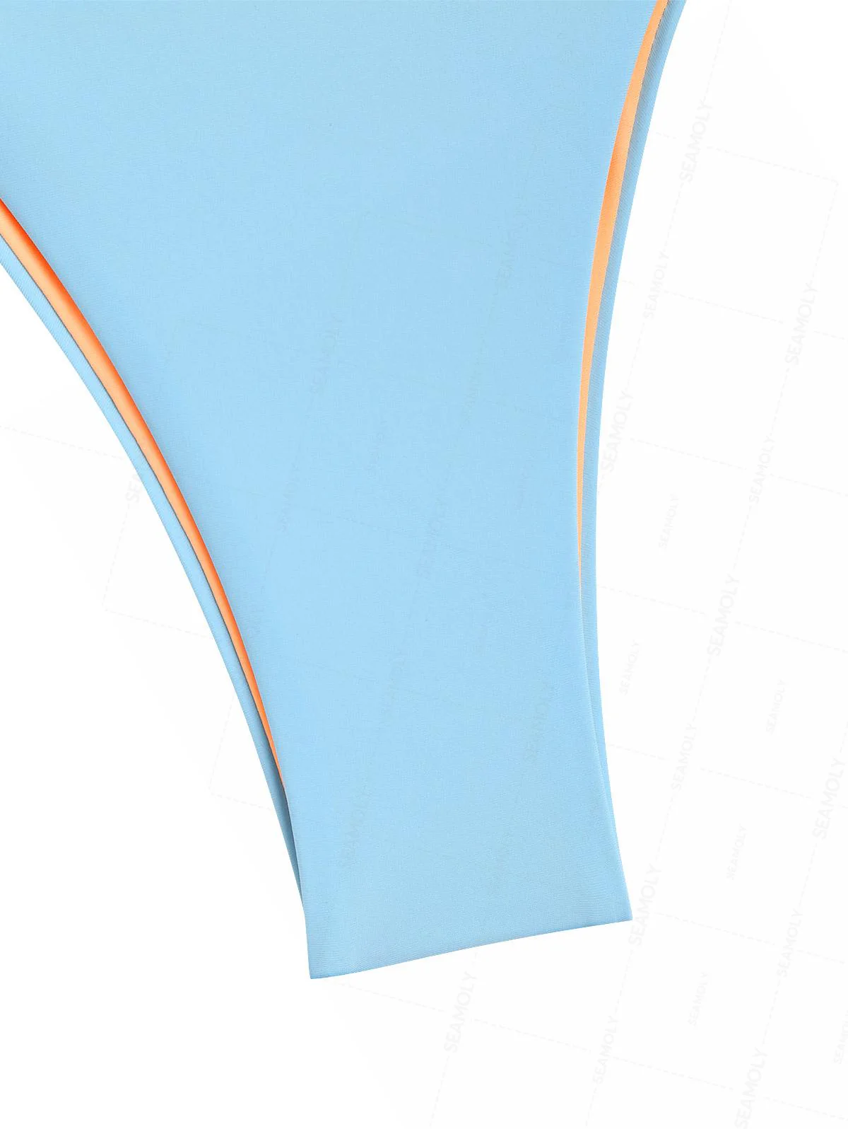 Seamolly Colorblock Zweifarbiger Bikini mit Bindebändern an der Seite, doppellagig - Image 5