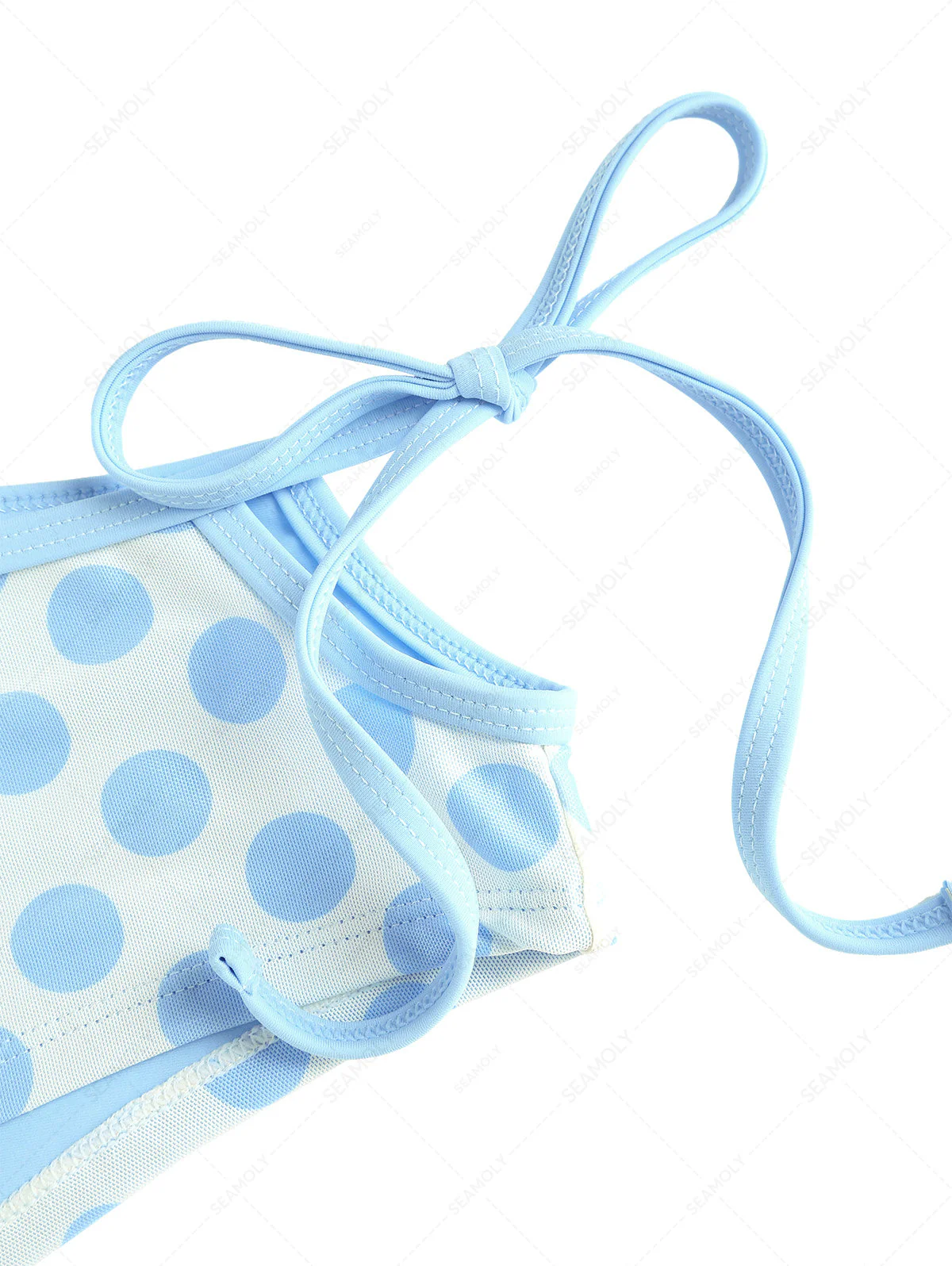 Seamolly Bikini-Set mit Polka-Dots, kontrastfarbenen Einfassungen, Cut-outs und frechen Boyshorts - Image 6