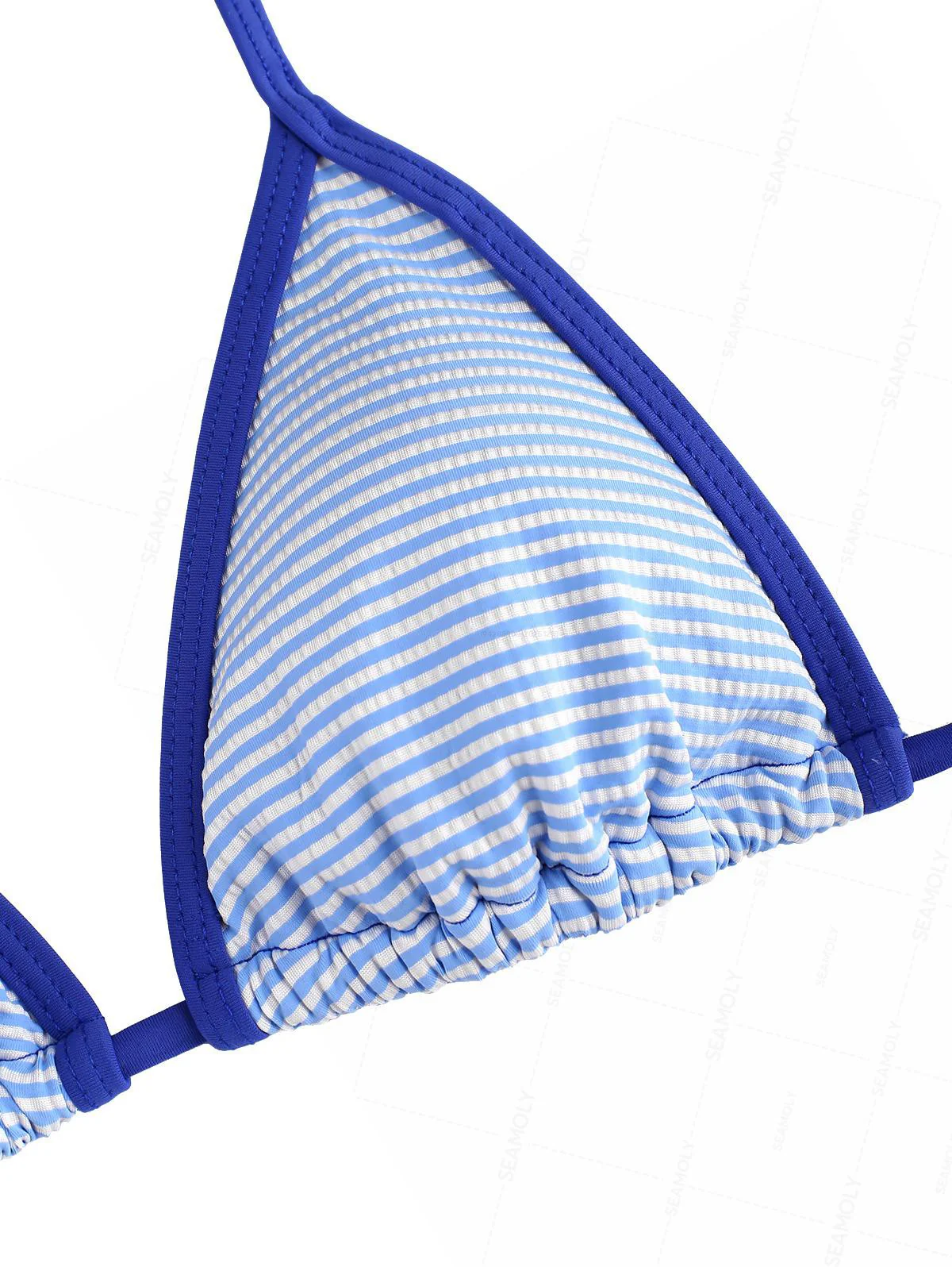 Seamolly Bikini-Set mit Streifen, Smokdetails, Rüschen und kontrastierender Einfassung - Image 10