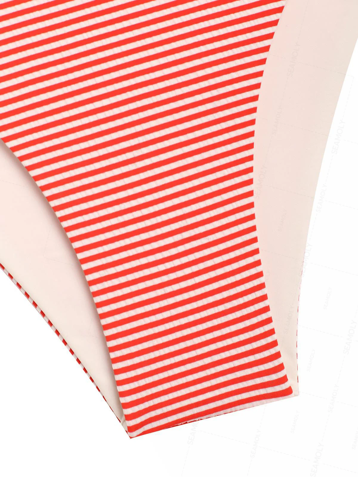 Seamolly Tankini-Set mit gestreiftem Neckholder-Tanktop und seitlich geschnürter Hipster-Hose - Image 7